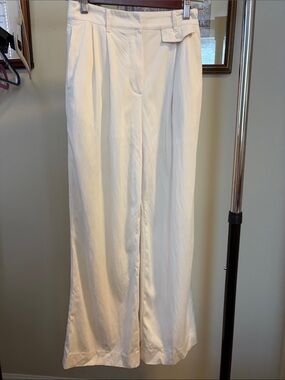 Mixxo Classic Cream Wide-Leg Women's Pants
